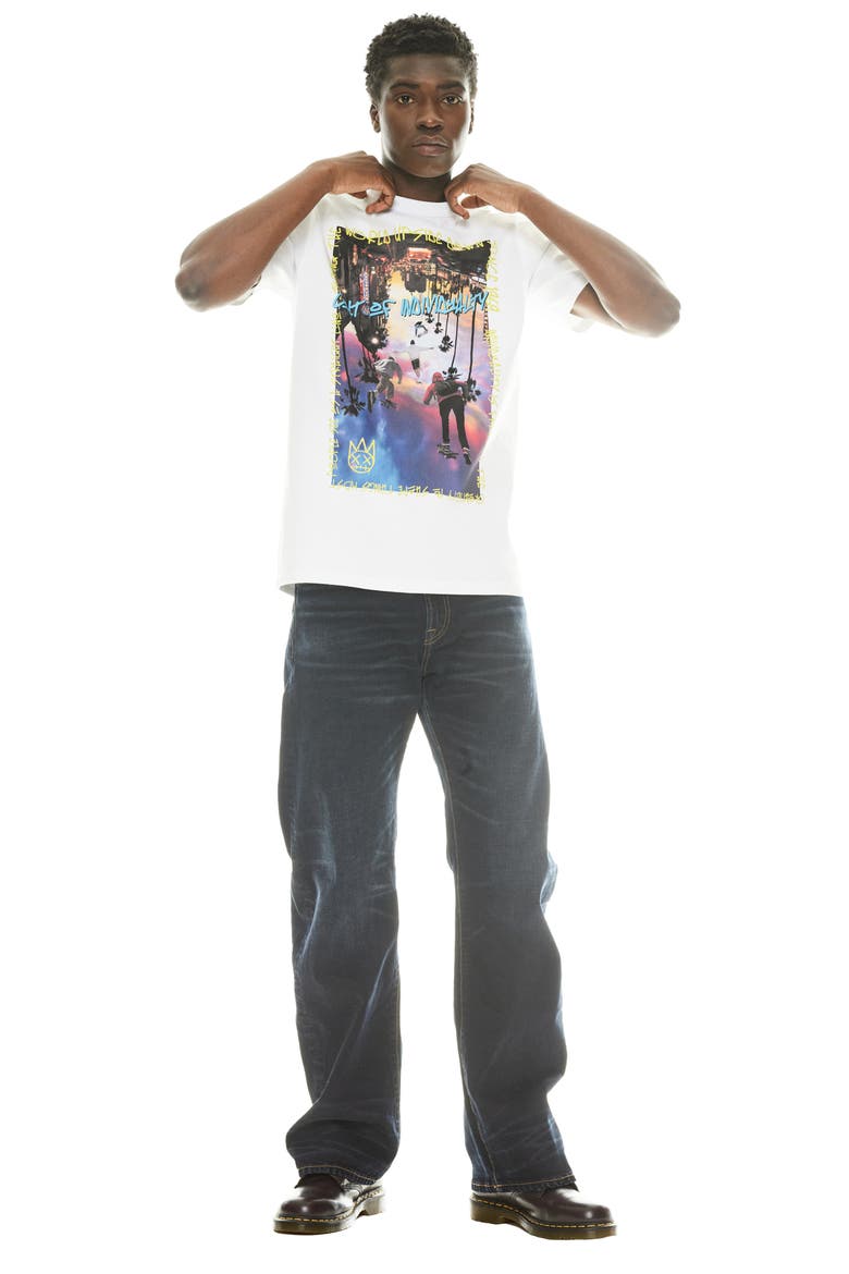Skate Graphic T-Shirt, Alternate, color, WHITE