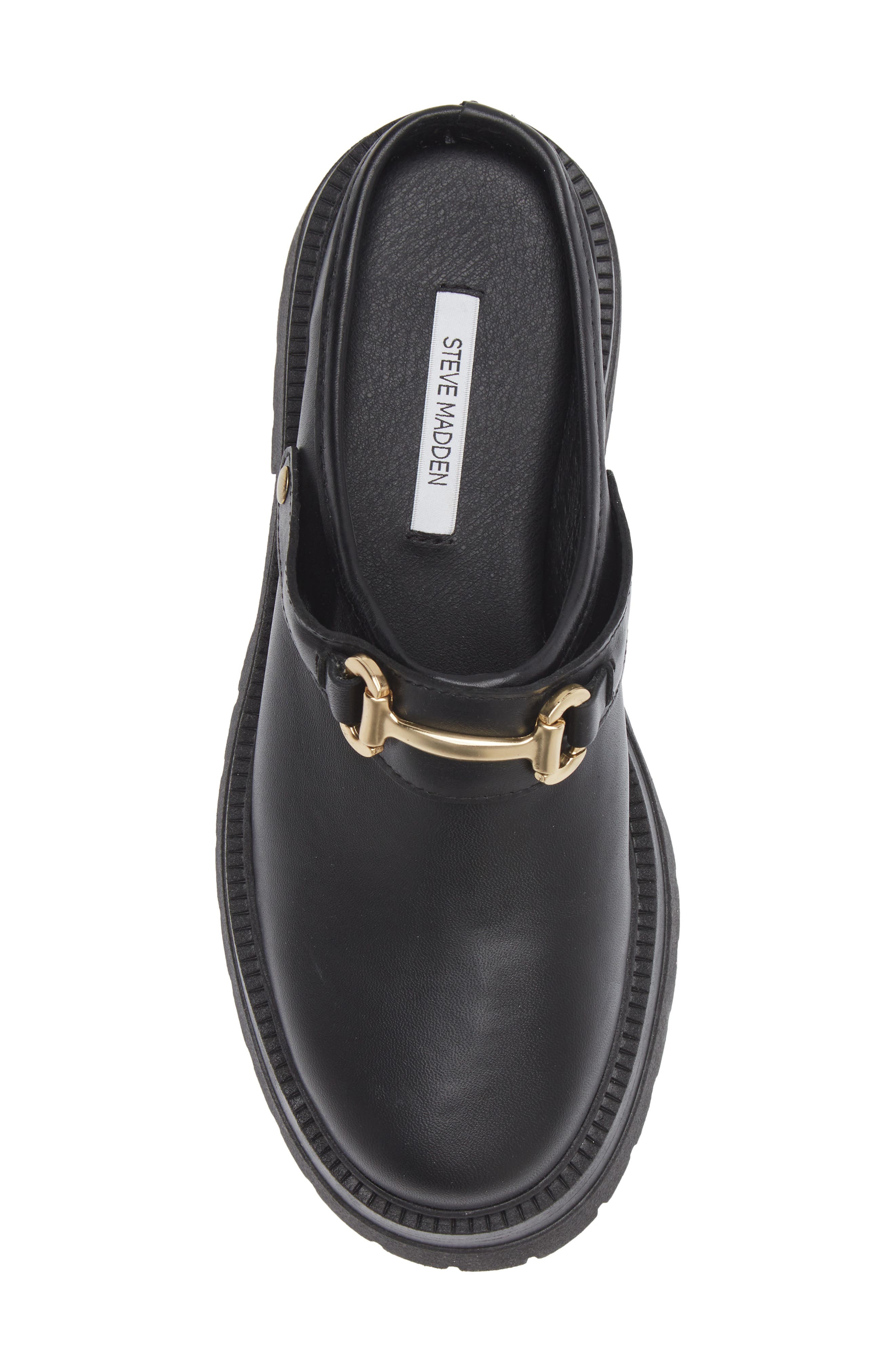 Erba Mule, Alternate, color, BLACK LEATHER
