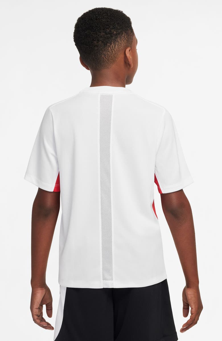 Nike Kids' Dri-FIT Multi Graphic T-Shirt, Alternate, color, White/ University Red