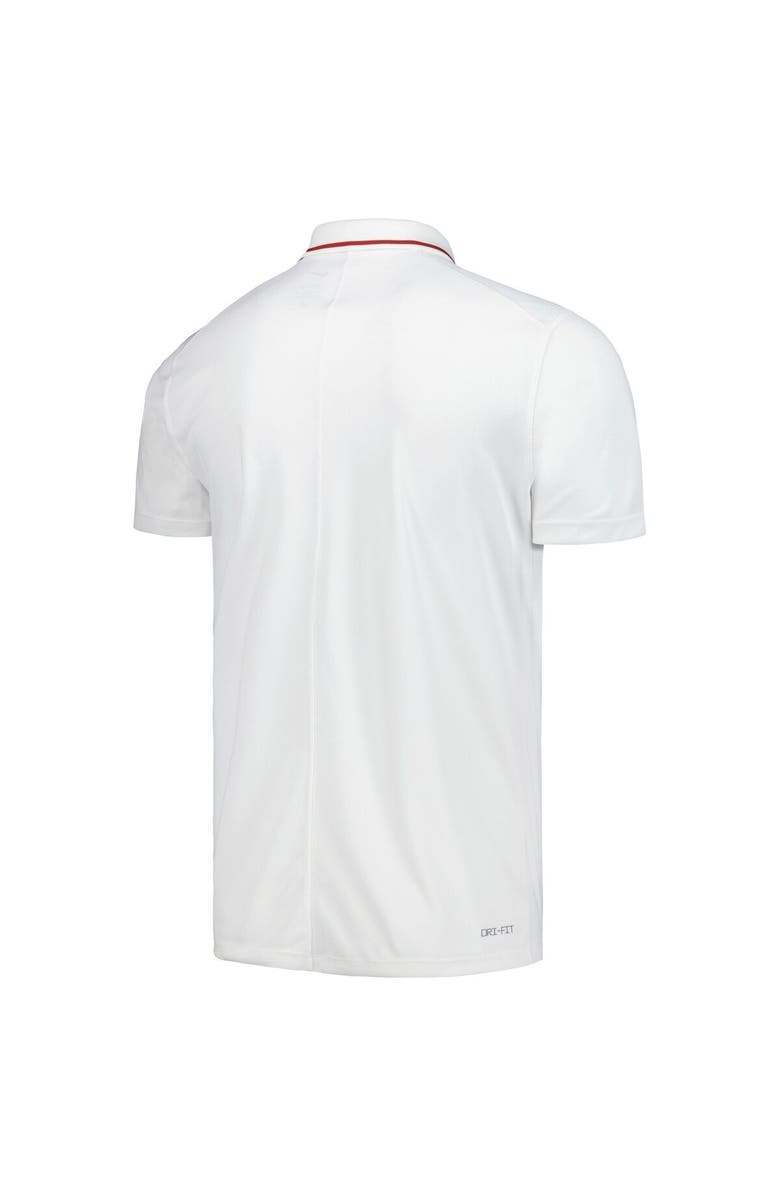 Nike Men's Nike White Stanford Cardinal 2023 Coaches Performance Polo, Alternate, color, 