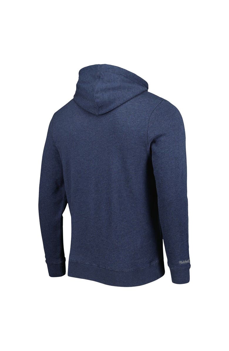 Mitchell & Ness Men's Mitchell & Ness Navy Georgetown Hoyas Classic French Terry Pullover Hoodie, Alternate, color,