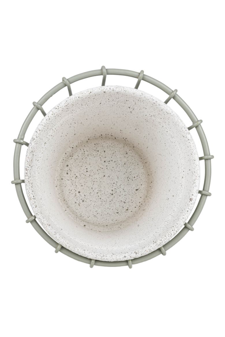 Mini 2-Piece Planter Gray Metal, Alternate, color, Gray