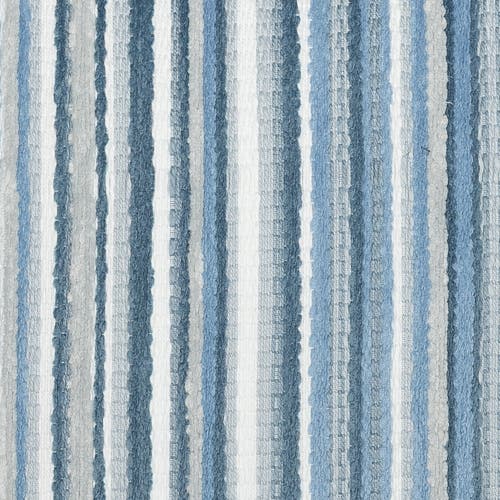Elaine Smith Plush Velvet Stripe Indoor & Outdoor Woven Accent Pillow In Blue