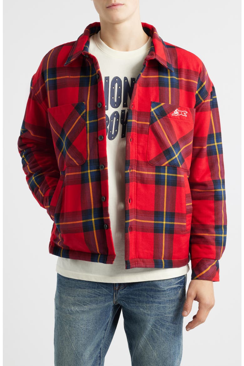 Buffalo Shacket, Main, color, GOJI BERRY