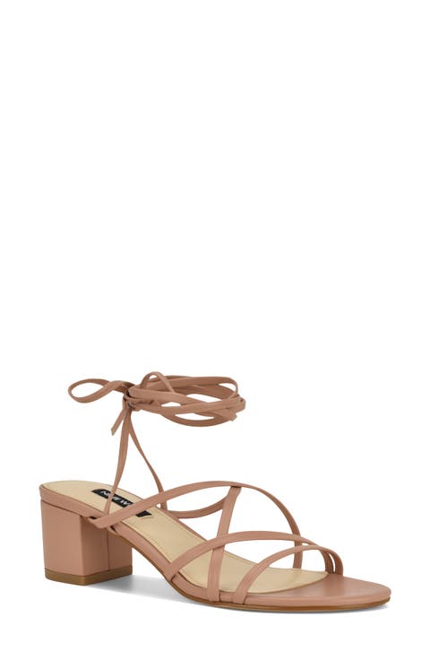 Aloud Ankle Wrap Sandal (Women)
