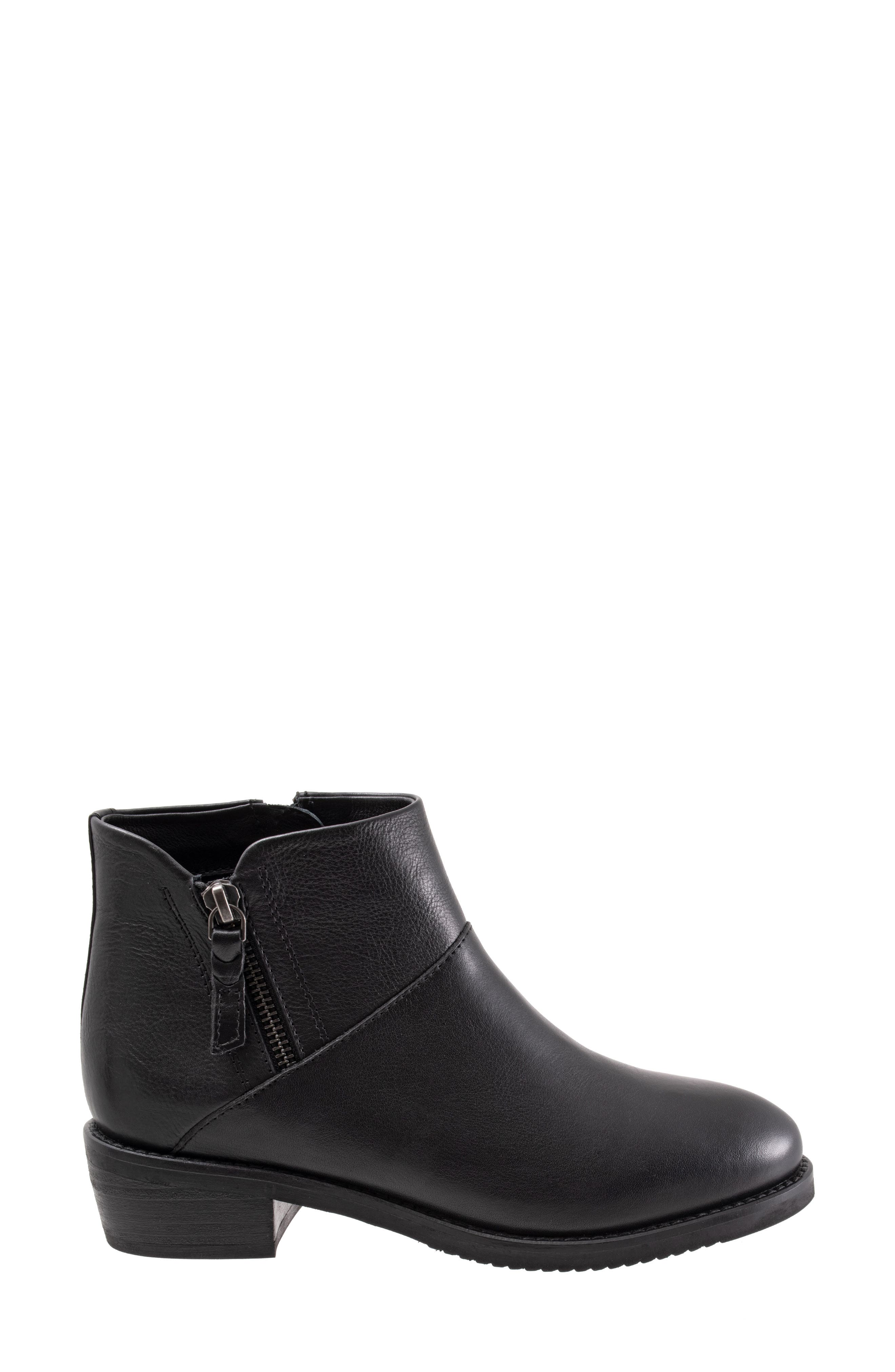 SoftWalk<sup>®</sup> Roselle Ankle Boot, Alternate, color, Black