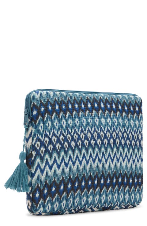 Print Quilted Cotton Laptop Case