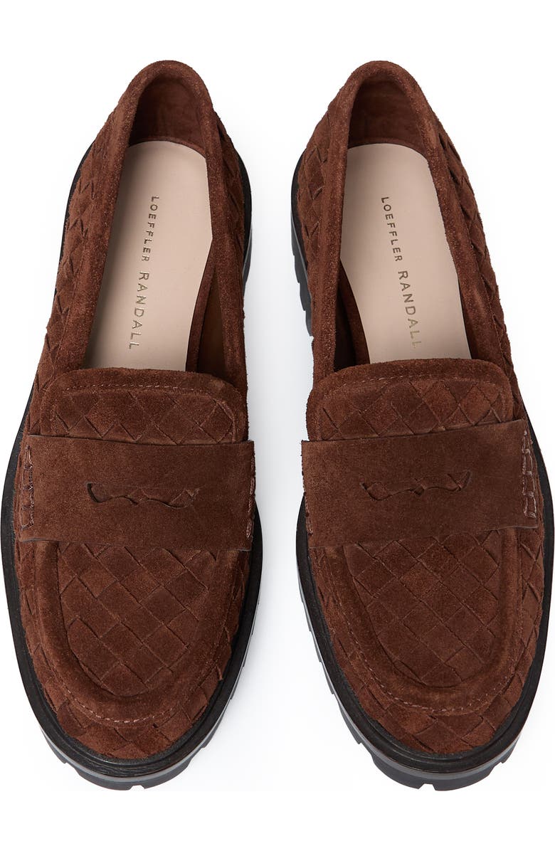 Loeffler Randall Rina Penny Loafer, Alternate, color, Espresso
