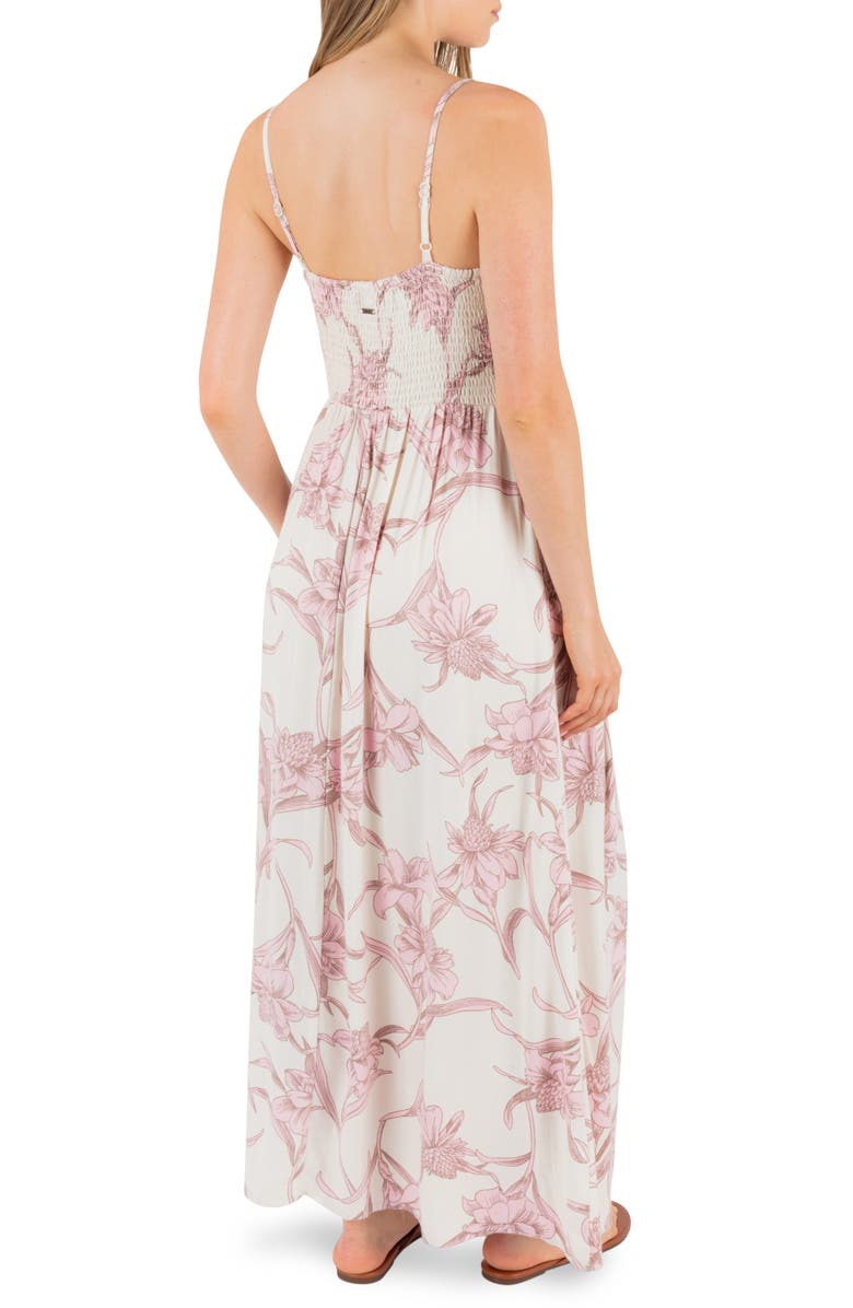 Hurley Palm Springs Maxi Sundress, Alternate, color, Off White