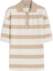 MM by Max Mara Labetaia Stripe Polo Top