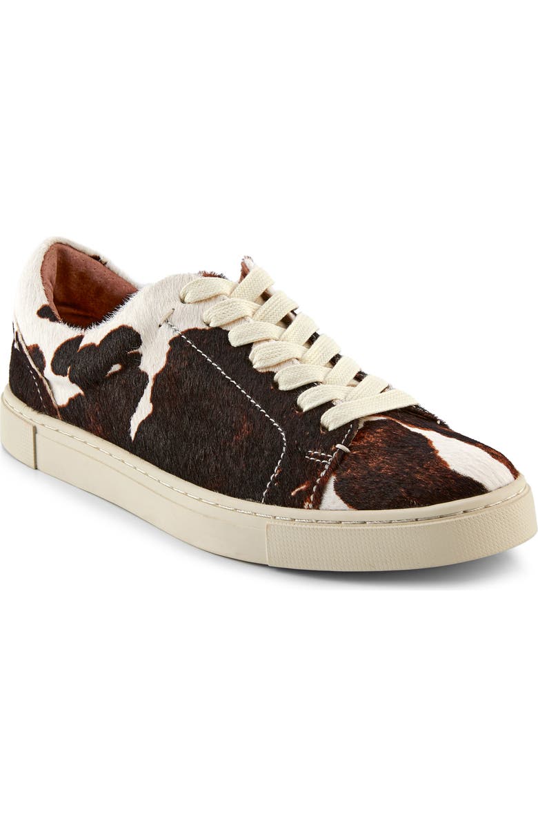 Frye Ivy Genuine Calf Hair Low Top Sneaker, Main, color,