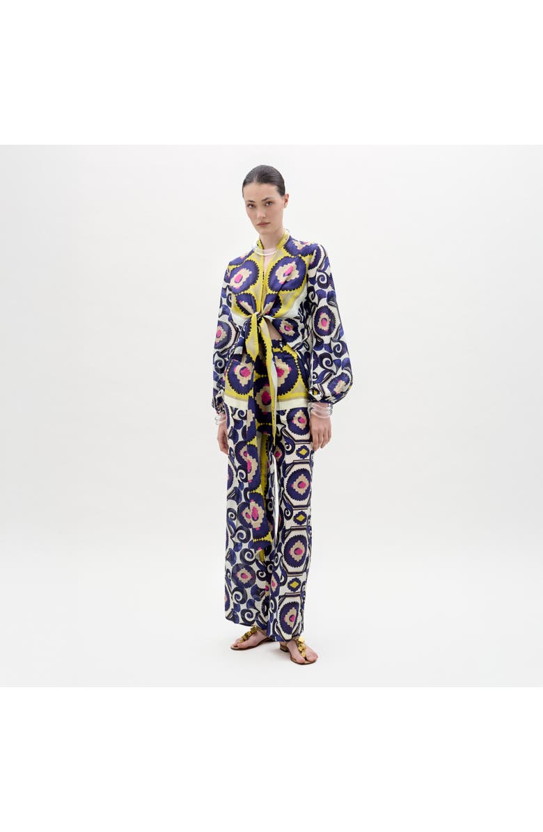 SILVIA TCHERASSI Emine Pant, Main, color, Yellow Mosaic