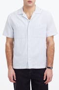 Madewell Stripe Twill Camp Shirt