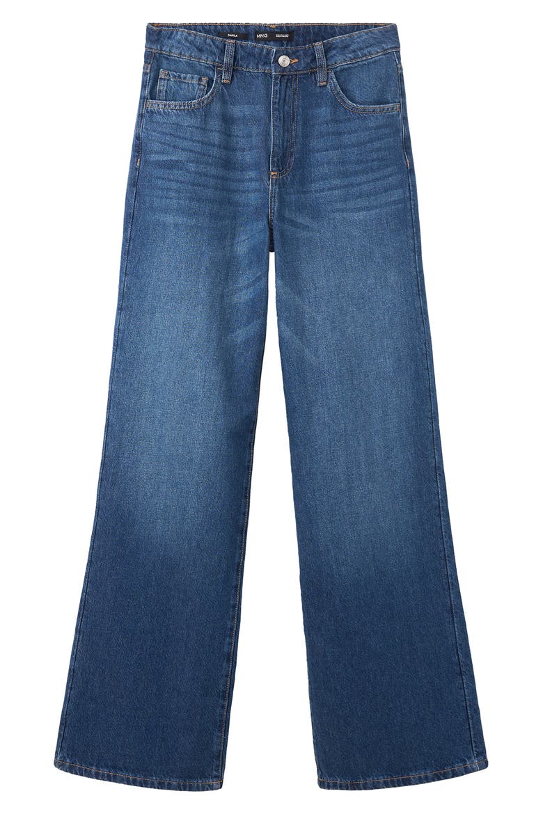 Danila High Waist Wide Leg Jeans, Main, color, BLUE