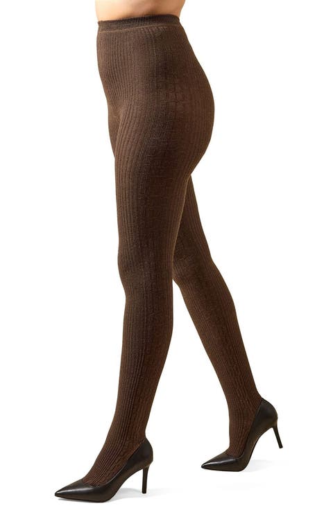 Cable Stitch Sweater Tights