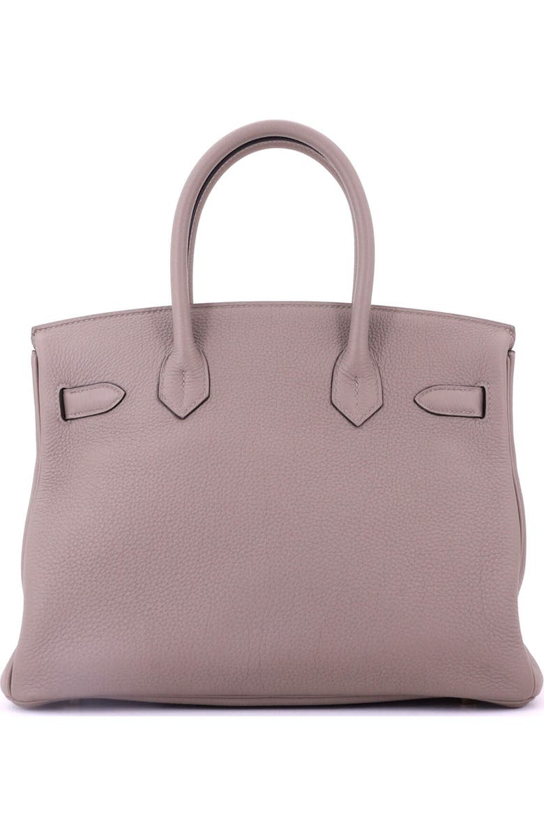 Pre-Owned Hermes Birkin Handbag Grey Togo with Gold Hardware 30, Alternate, color, Gris Asphalte