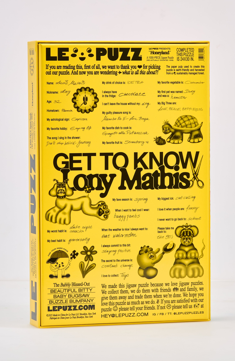 Le Puzz Honeyland Jigsaw Puzzle, Alternate, color, NO COLOR