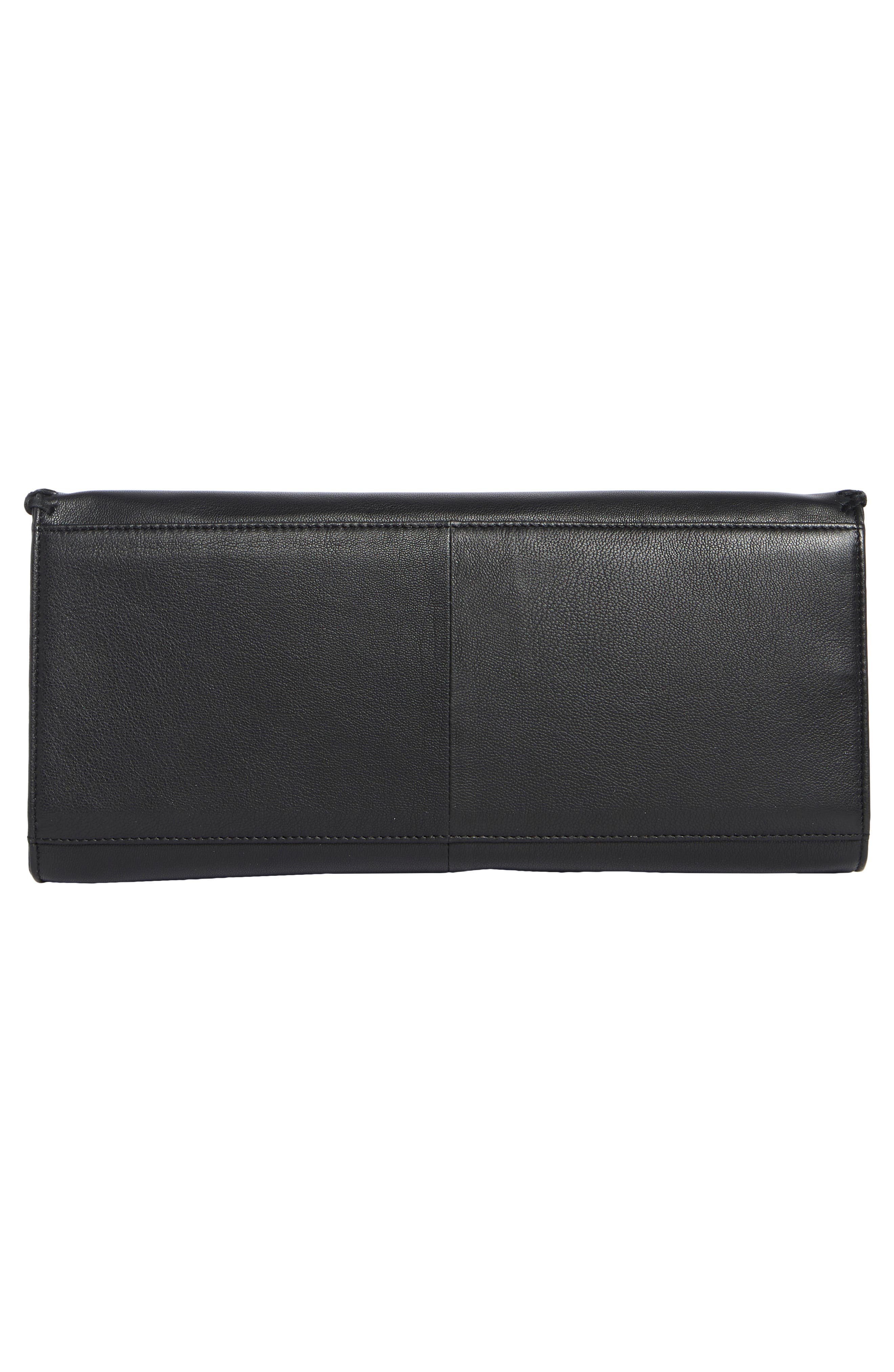 Lucky Brand Vall Tote Bag, Alternate, color, Black Suede