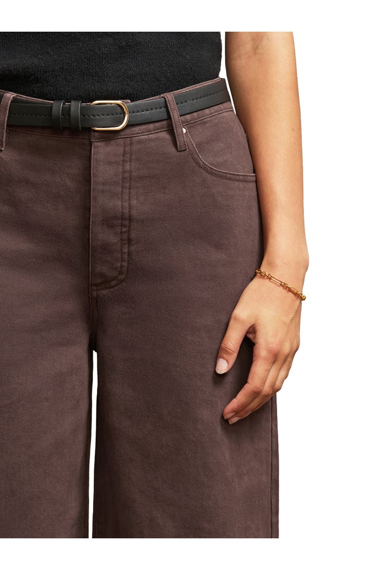 Wide Leg Jeans, Alternate, color, Chocolate