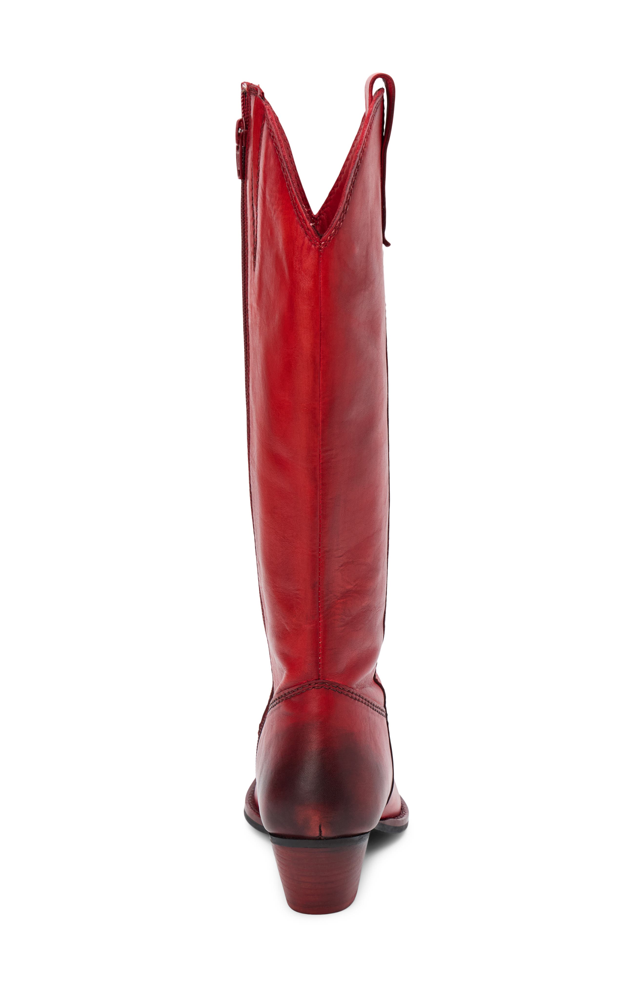 Matisse Remington Knee High Western Boot, Alternate, color, Red