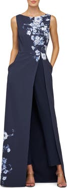Kay Unger Esti Floral Maxi Jumpsuit
