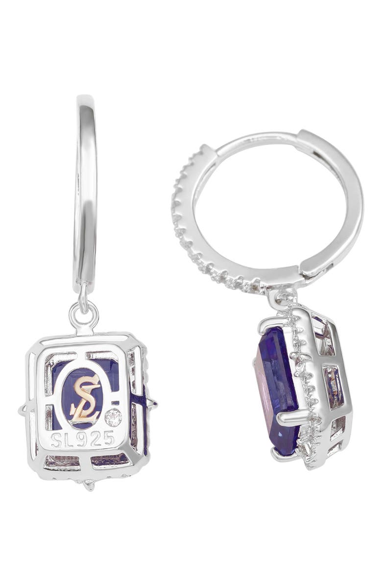 SUZY LEVIAN Sterling Silver Sapphire Drop Earrings, Alternate, color, Blue