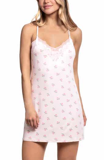 Sevilla Lace Trim Print Chemise (Nordstrom Exclusive)