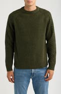 Schott NYC Waffle Knit Crewneck Sweater