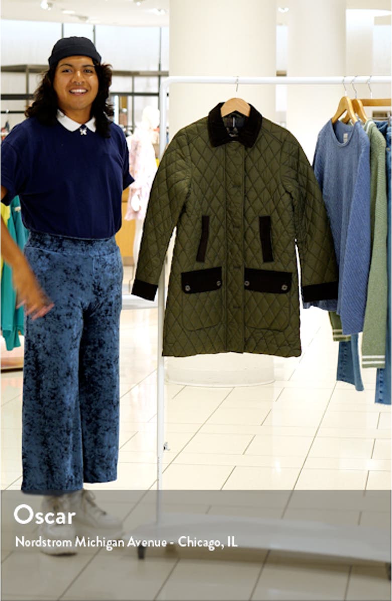 Constable Quilted Longline Jacket, sales video thumbnail