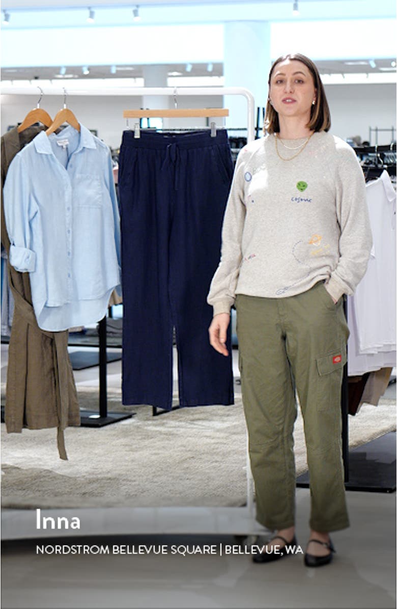 Nolan Linen Drawstring Pants, sales video thumbnail