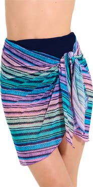 Profile by Gottex Mesh Sarong Wrap Skirt