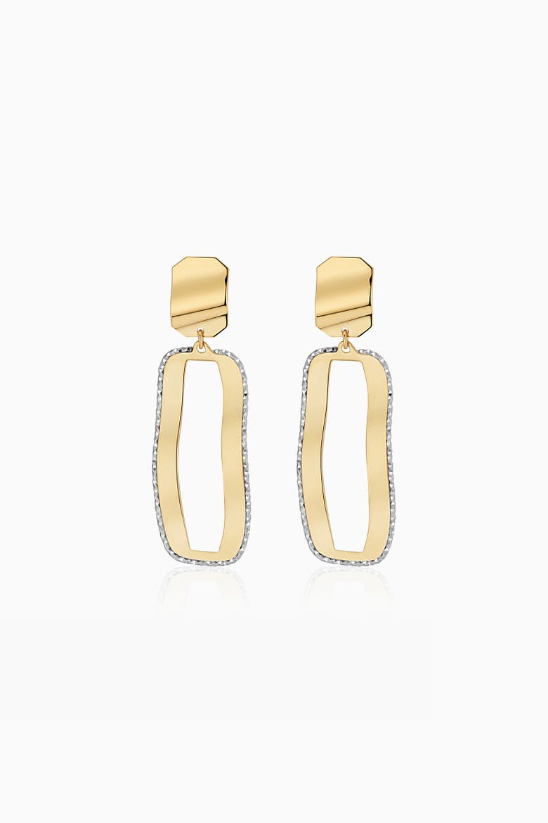 14K Gold Bellissima Drop Earrings, Alternate, color, Yellow Gold