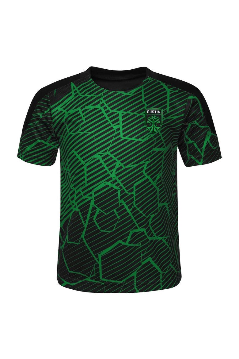 Toddler Green/Black Austin FC Punch T-Shirt and Shorts Set, Alternate, color, Green