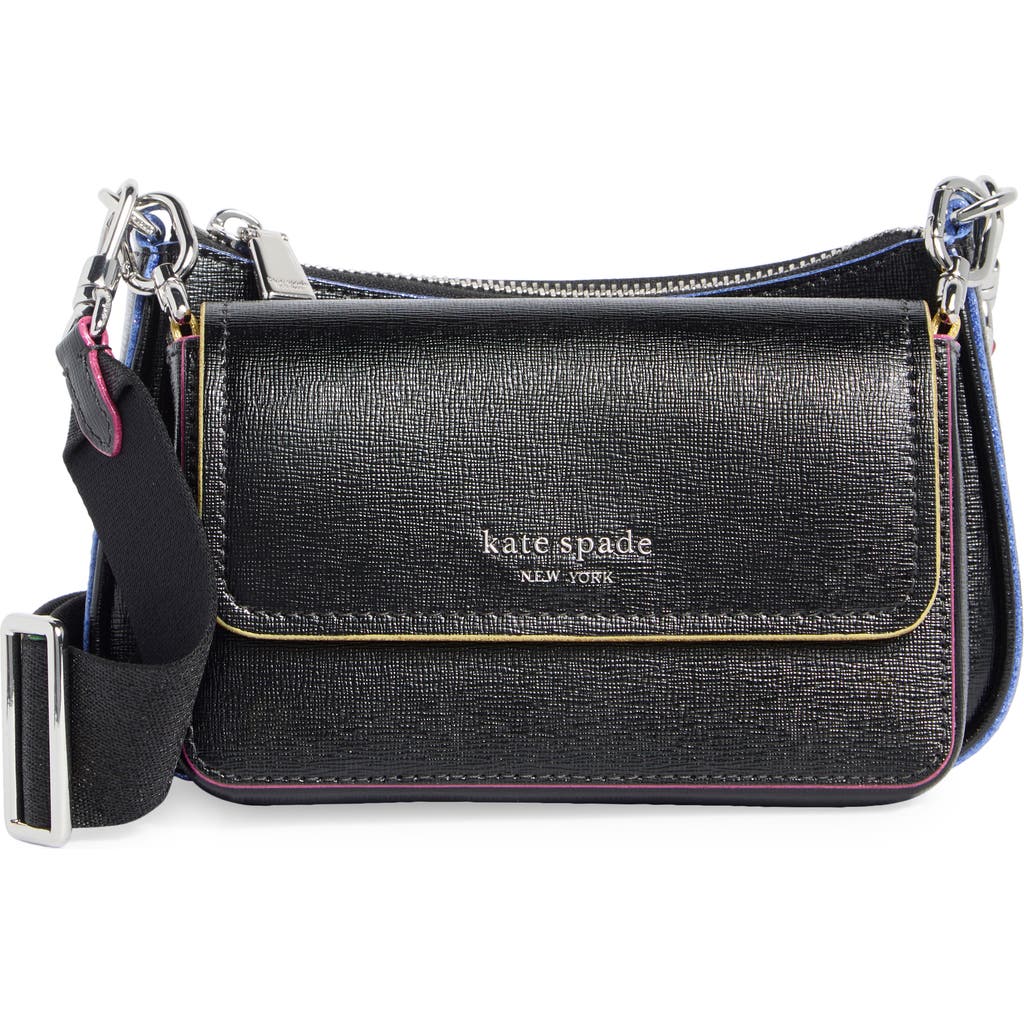 Kate Spade New York Glitter Edge Saffiano Leather Bag In Multi