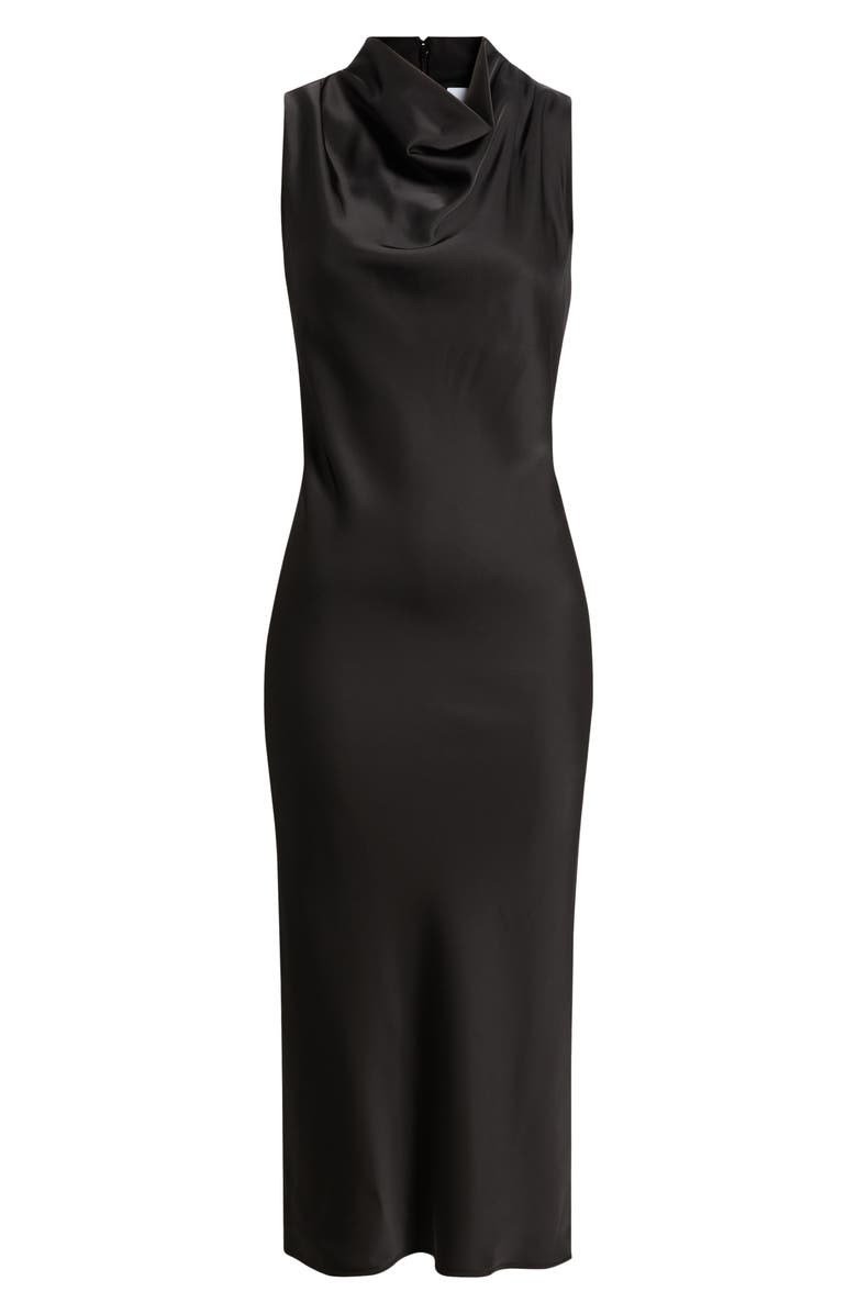 Sam Edelman Cowl Neck Maxi Dress, Alternate, color, Black