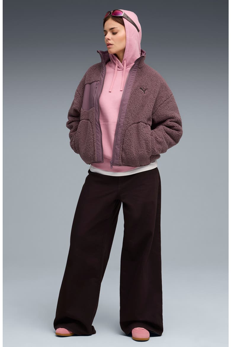 Essentials Small No. 1 Logo Hoodie, Alternate, color, POISED PINK