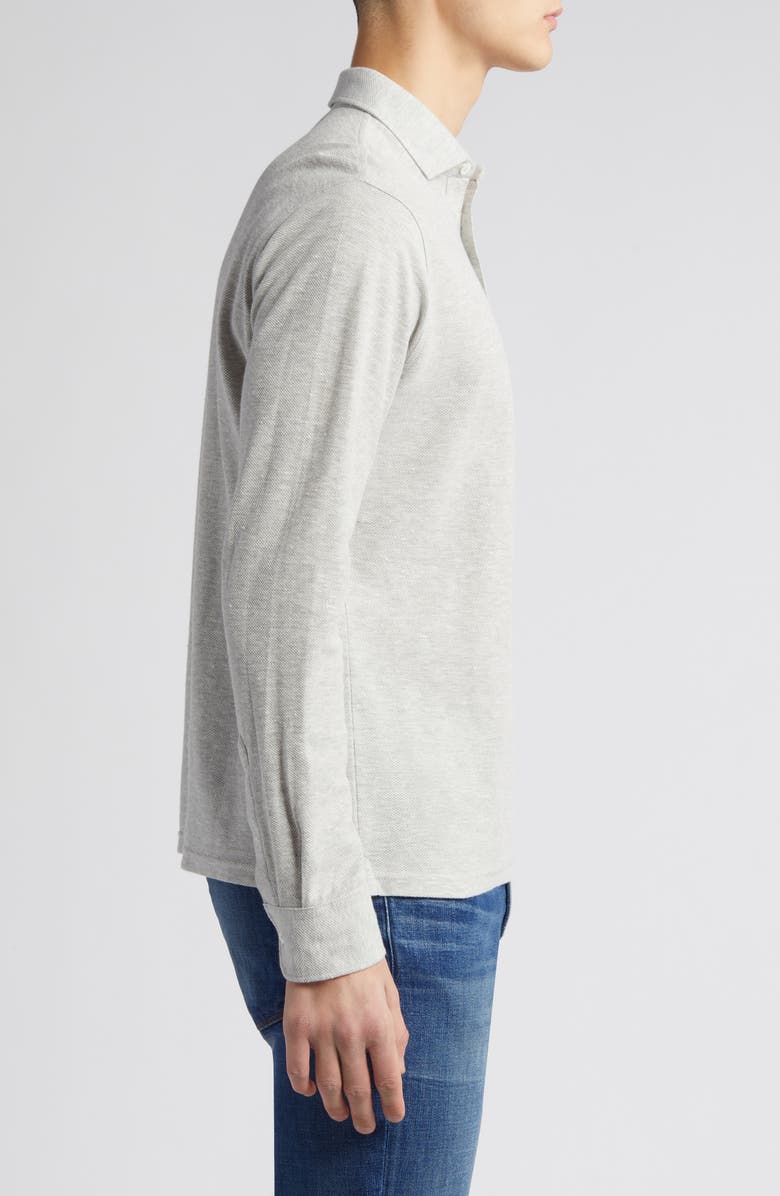 Peter Millar Crown Crafted Croxley Long Sleeve Polo, Alternate, color,