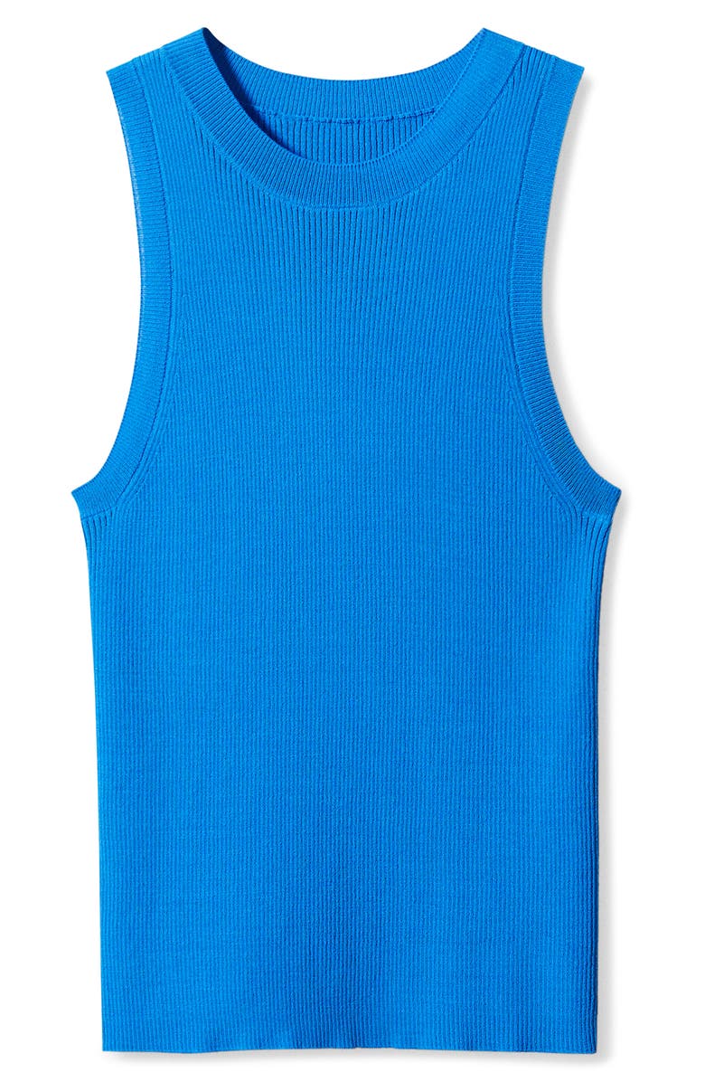 MANGO Rib Sweater Tank, Alternate, color, 