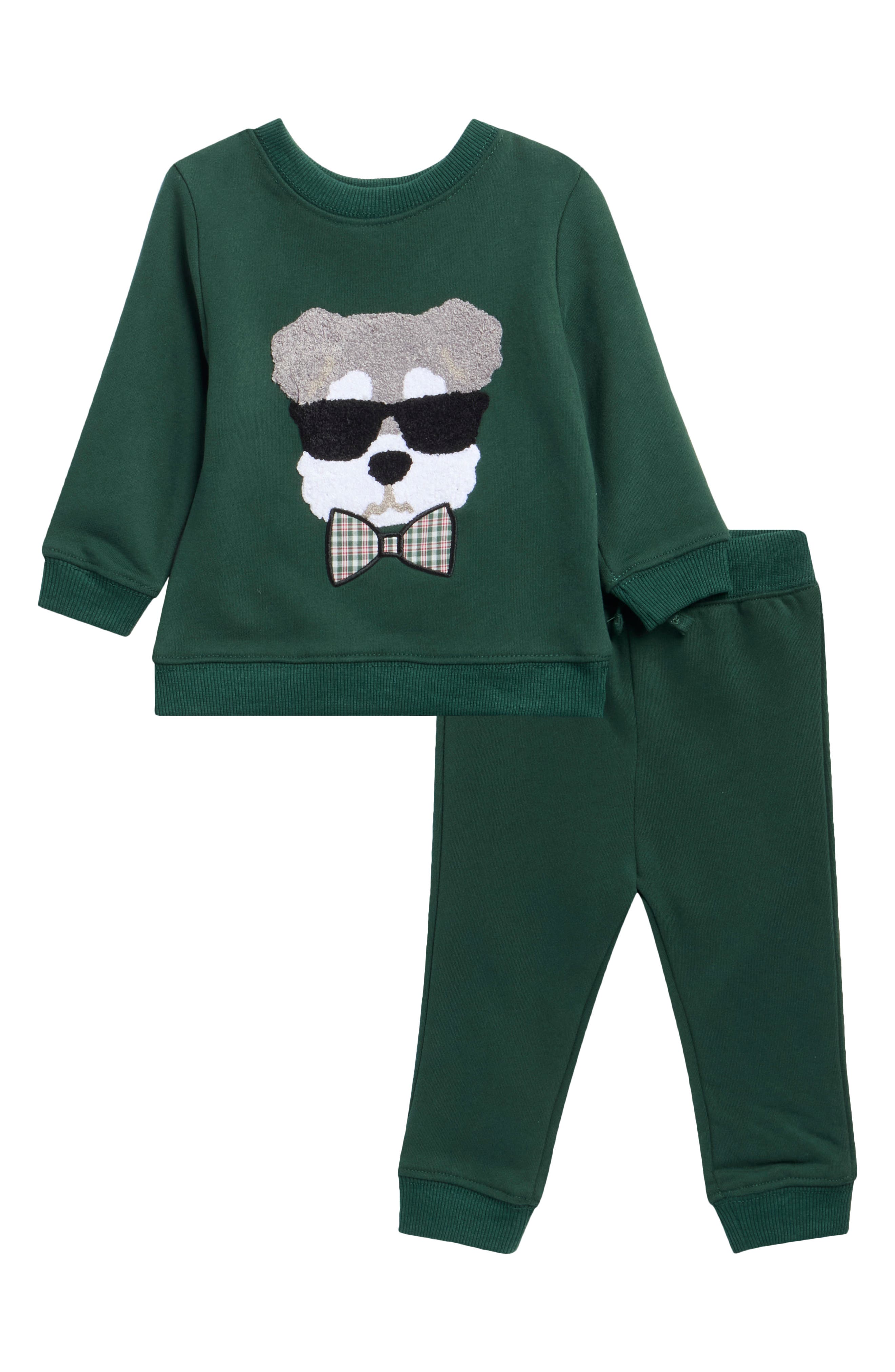 Holiday Puppy Sweatshirt & Joggers Set