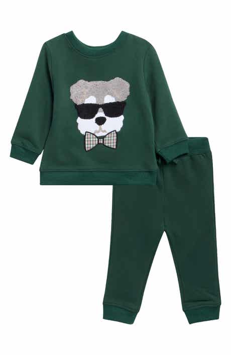 Holiday Puppy Sweatshirt & Joggers Set