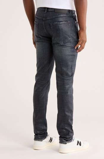 Tiled Overlay Shimmery Skinny Jeans