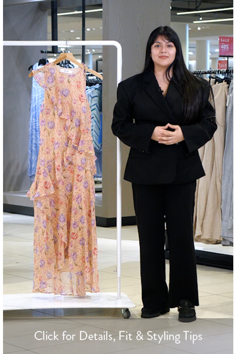 Angel Ruffle Midi Dress video