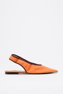 Bimba y Lola Leather Slingback Ballerina