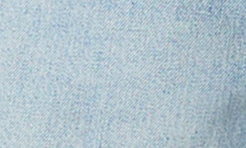 PAIGE PAIGE ARCHIE RAW HEM HIGH WAIST MID THIGH DENIM SHORTS
