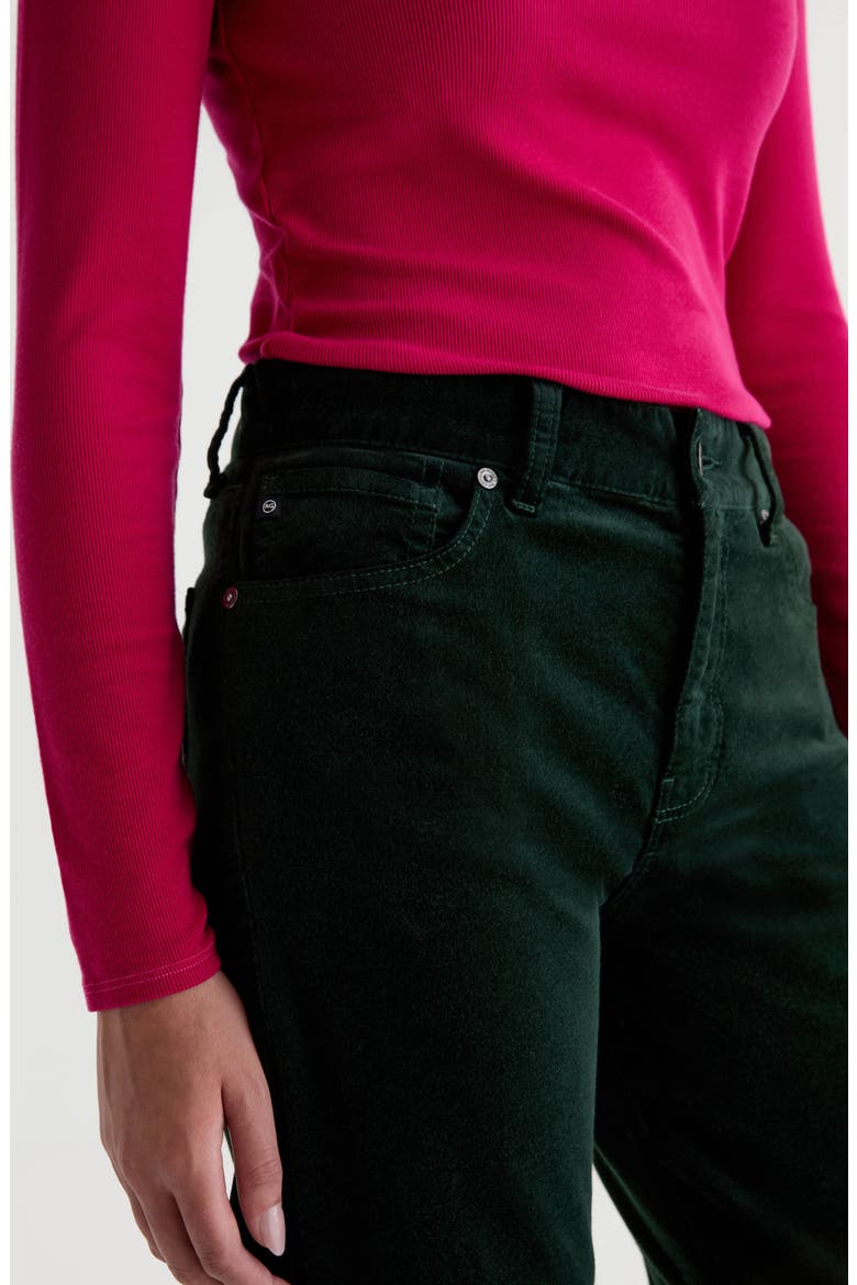 Georgia High Waist Flare Jeans, Alternate, color, PINE