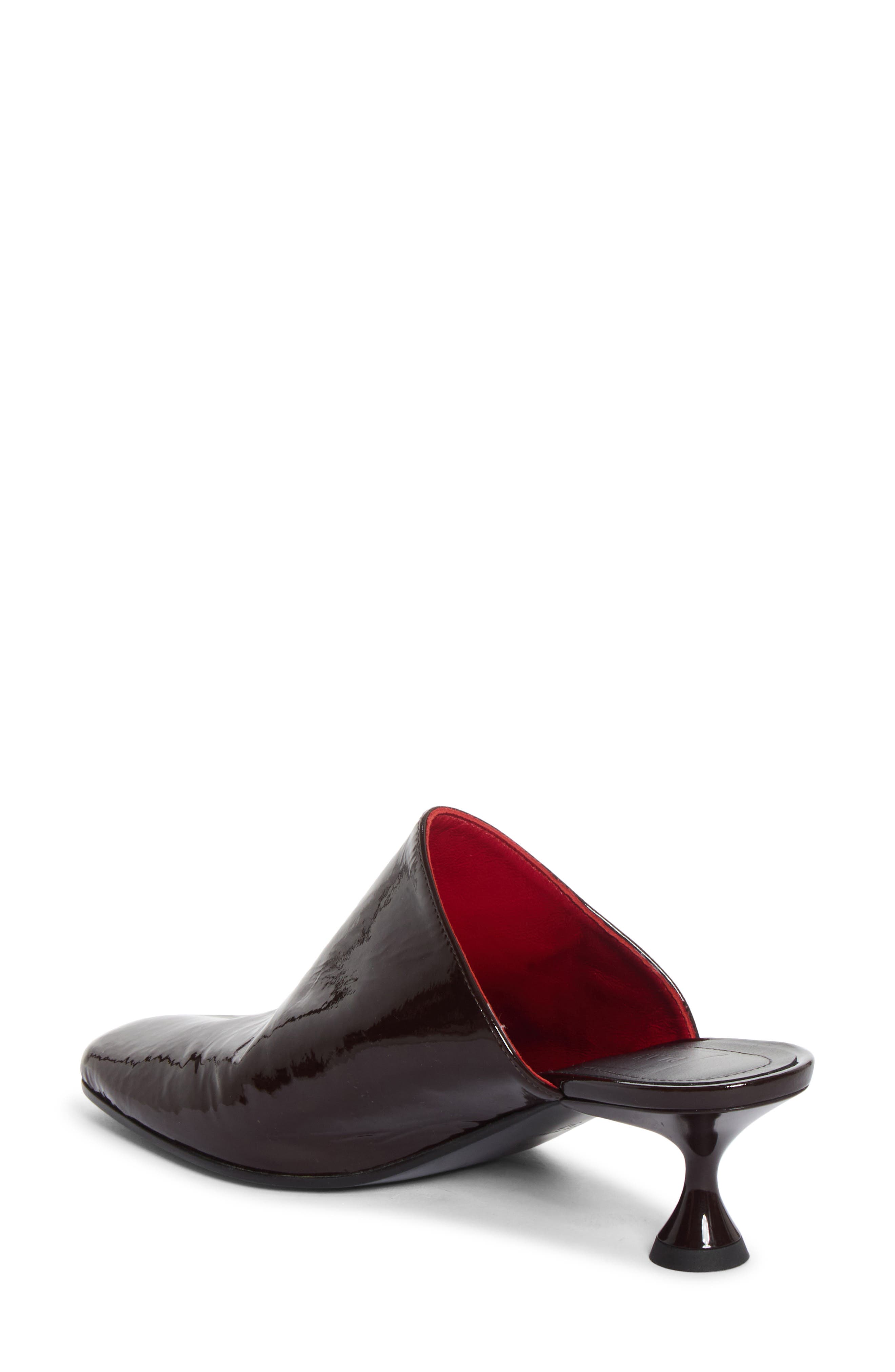 Leather Square Toe Mule, Alternate, color, CHOCOLATE