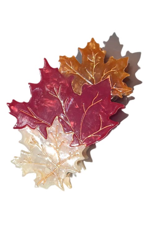 Maple Leaves Claw Clip