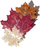 Solar Eclipse Maple Leaves Claw Clip