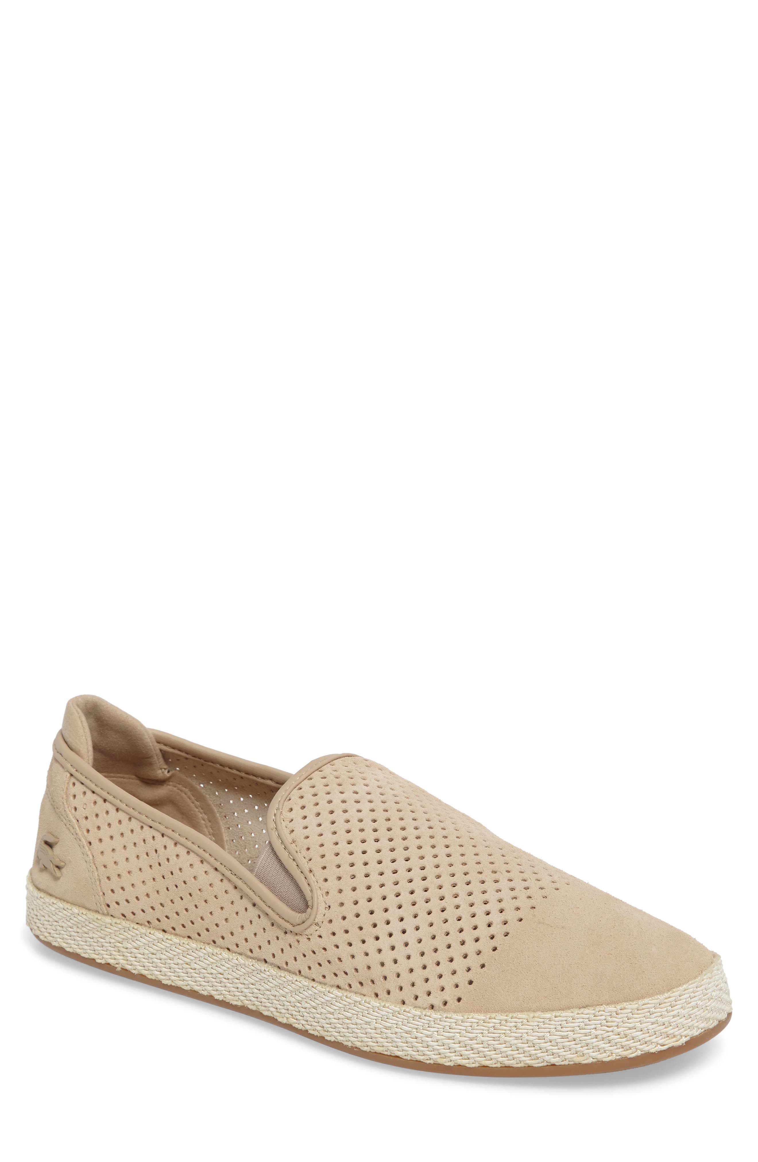 Tombre Slip-On, Main, color, NATURAL SUEDE