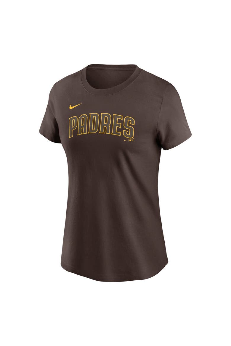 Women's Nike Yu Darvish Brown San Diego Padres Fuse Name & Number T-Shirt, Alternate, color, Brown